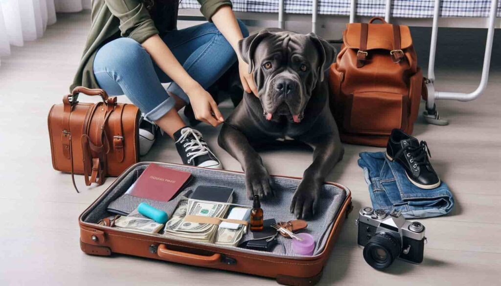 Vorbereitung ist der Schlüssel für Reisen mit einem Cane Corso-Hund